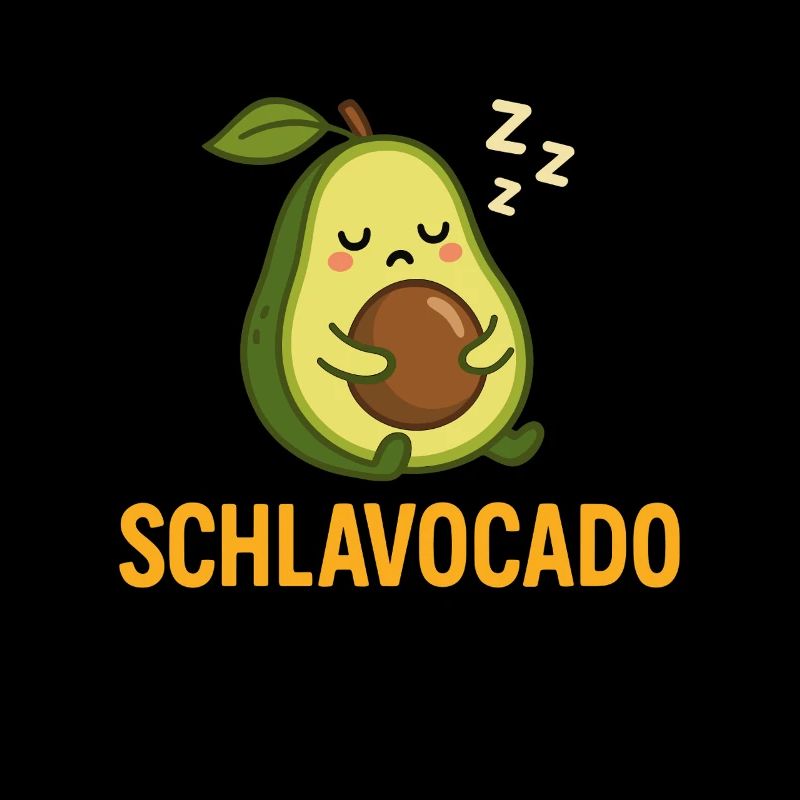 Schlavocado Avocado Sleeping Humor