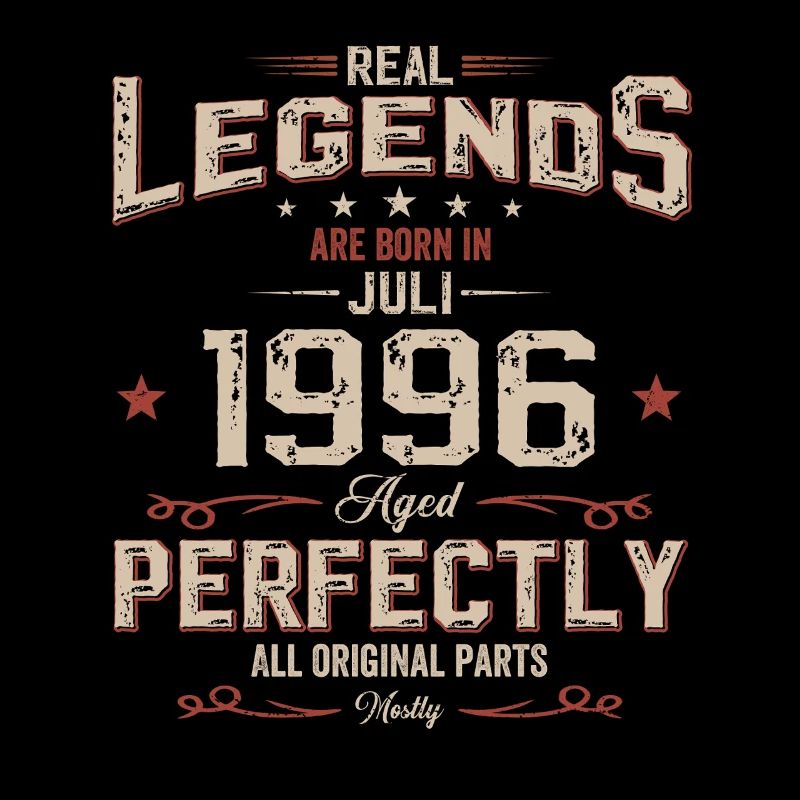 29th Birthday Original July Vintage 1996