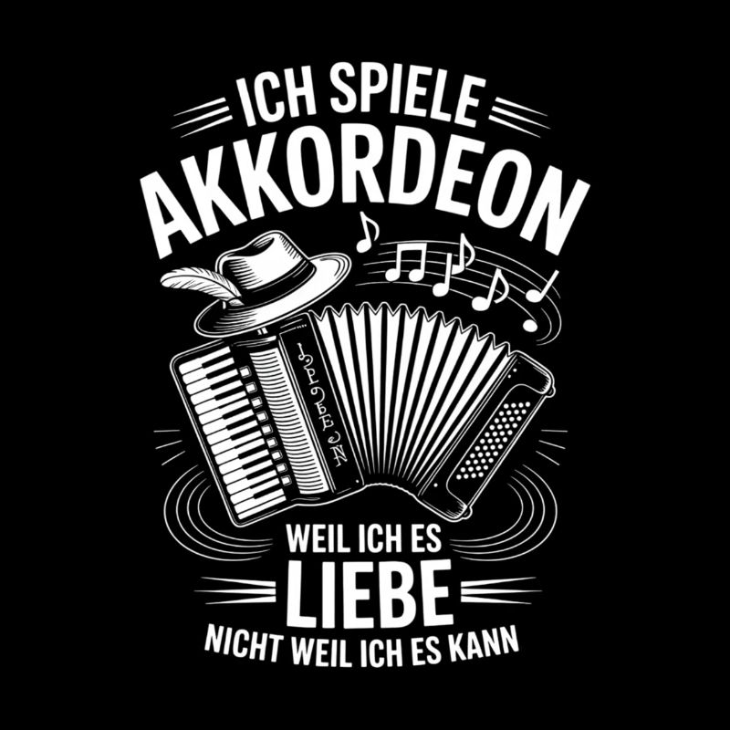 Ich spiele Akkordeon weil ich es liebe