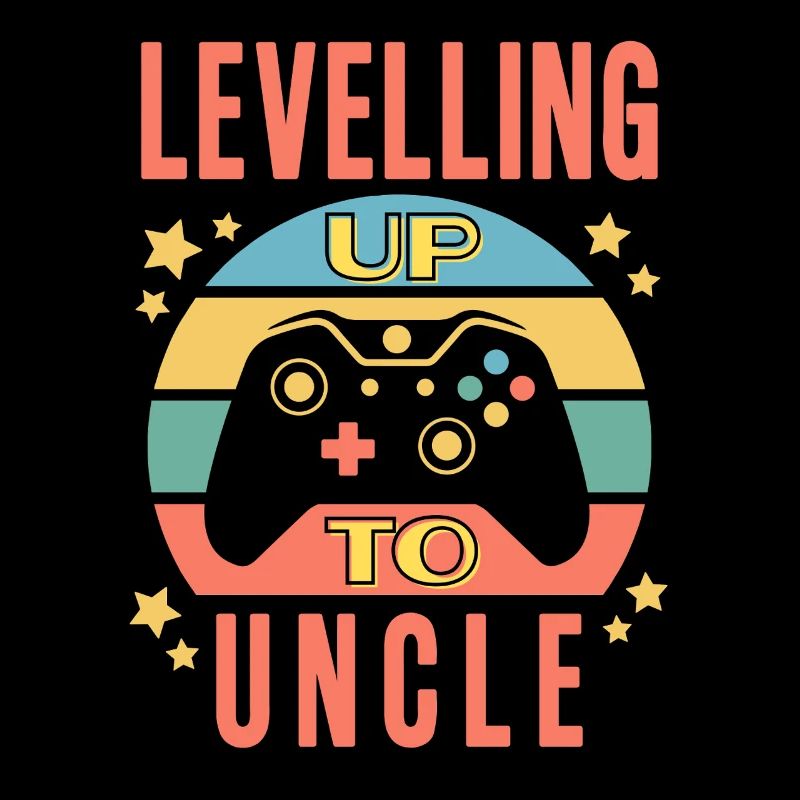 Werdender Onkel Bester Gamer Level Up Geschenk