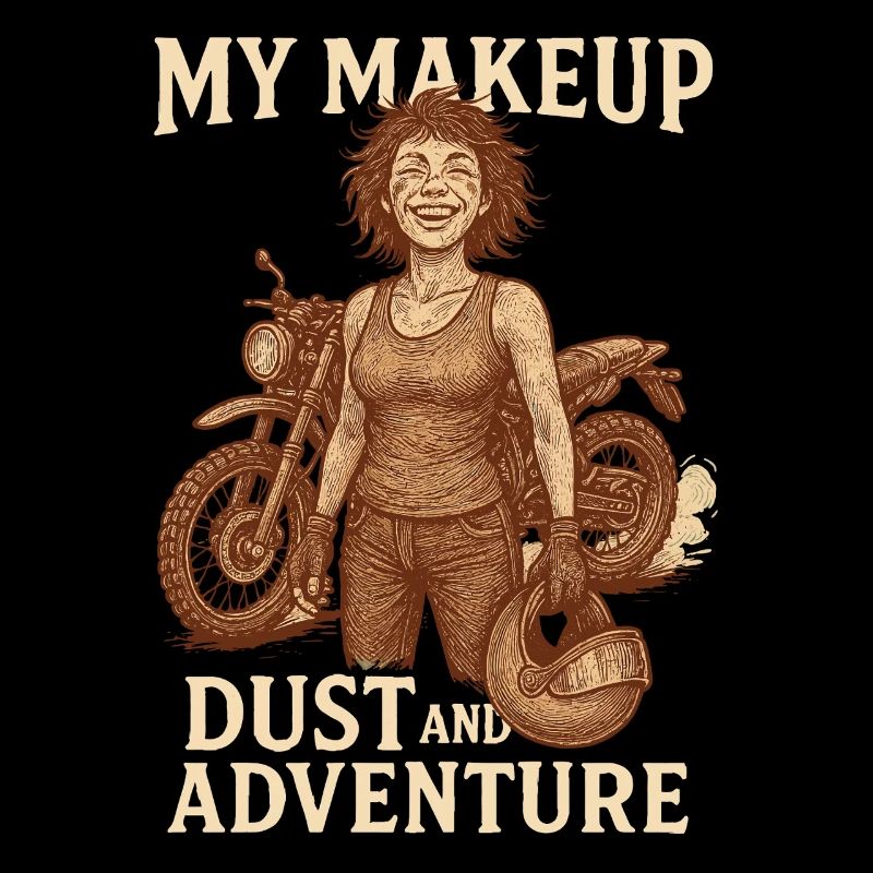 Mein Makeup Staub Und Abenteuer Motorrad Biker