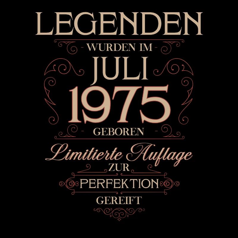 50th Birthday Legend July 1975