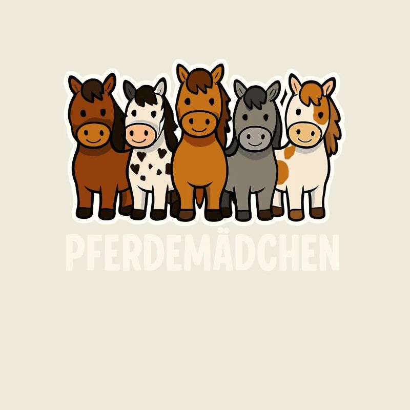 Pferdemädchen – Süßes Pony Design