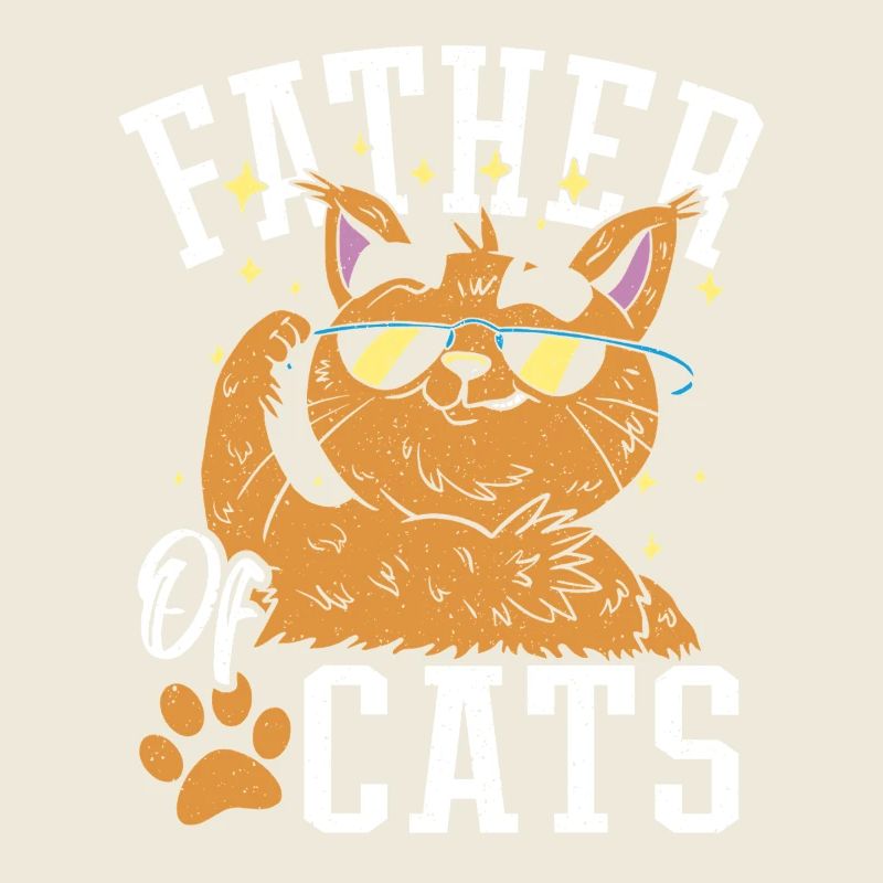 Cat Dad Lunettes de soleil Cat Lover Dad