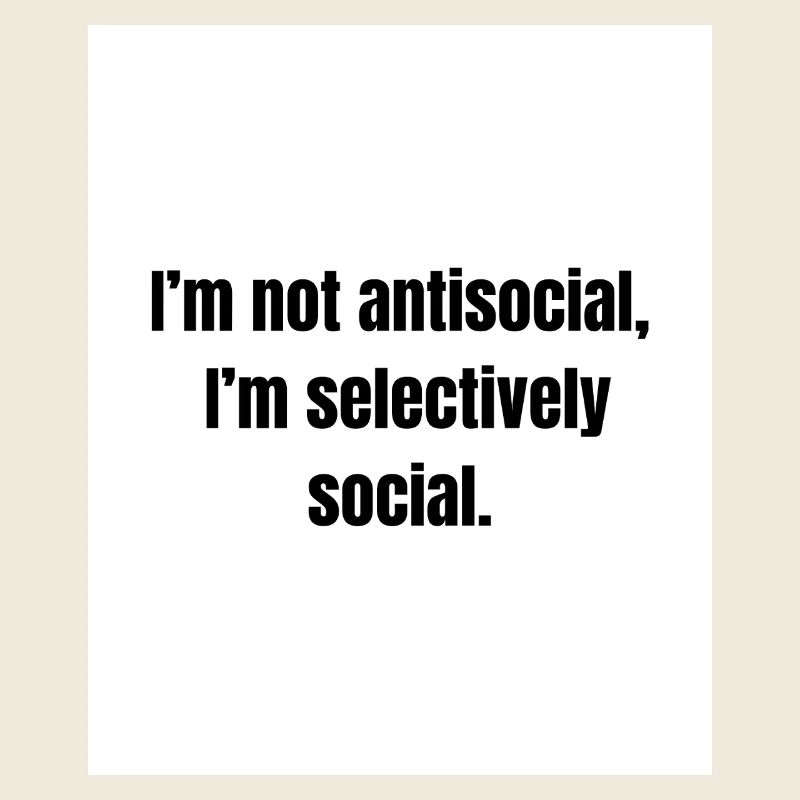 Selectively Social – Introvert Definition