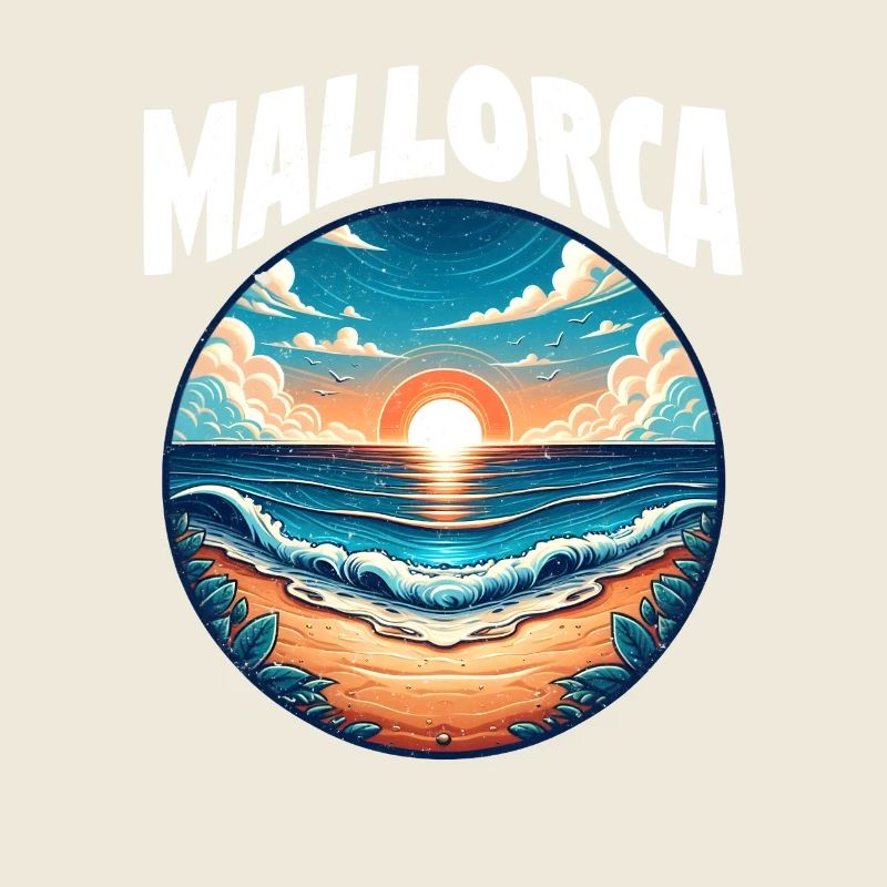 Plage de Majorque Coucher de soleil