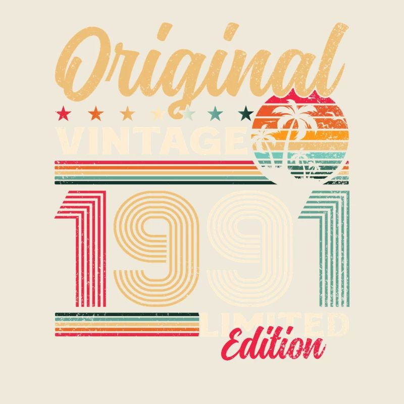 34th Birthday Gift Man Legend 1991