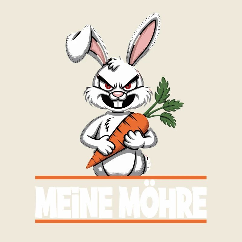 Funny Bunny with Carrot - My Carrot