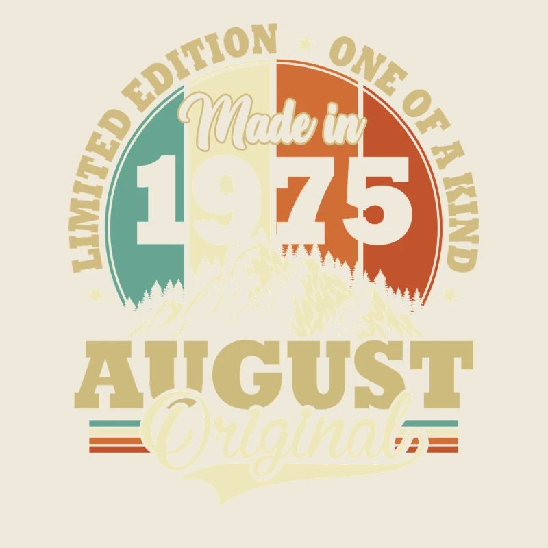 Anniversary August 1975 Birthday Gift