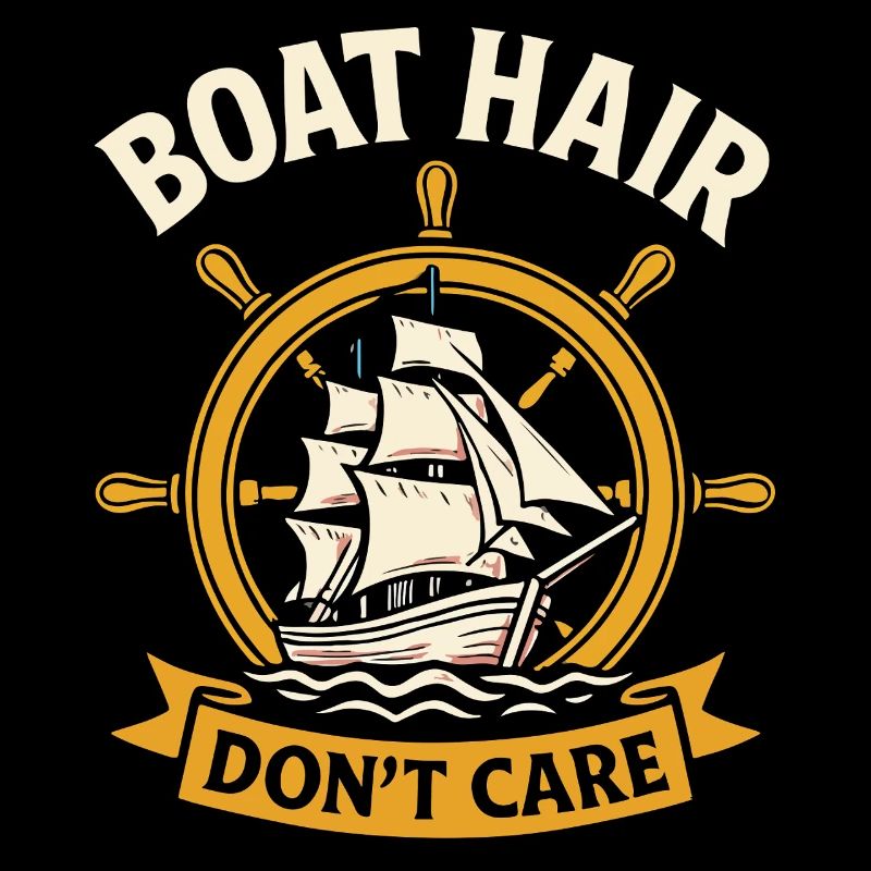 Boot Hair Don't Care Funny Saying