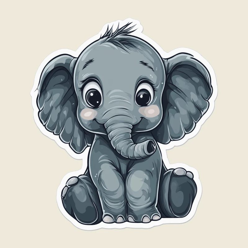 Cute elephant – gift idea for animal lovers