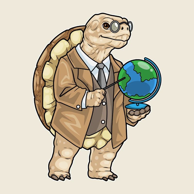 Globe de l’enseignant d’histoire des tortues