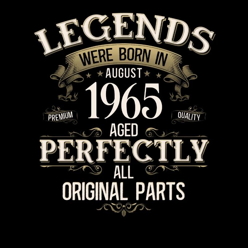 60e anniversaire Légendes Août 1965