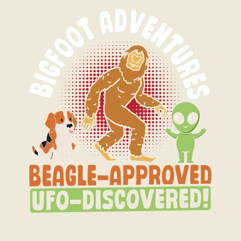 Bigfoot Beagle Approved, Beagle UFO Bigfoot