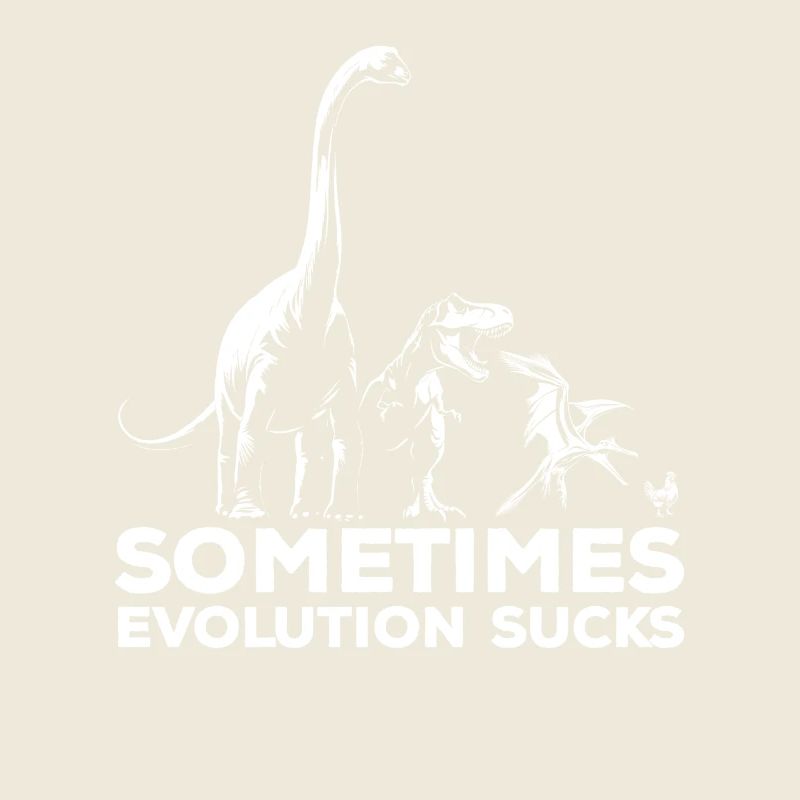 Parfois, l’évolution craint - Dinosaure - Poulet