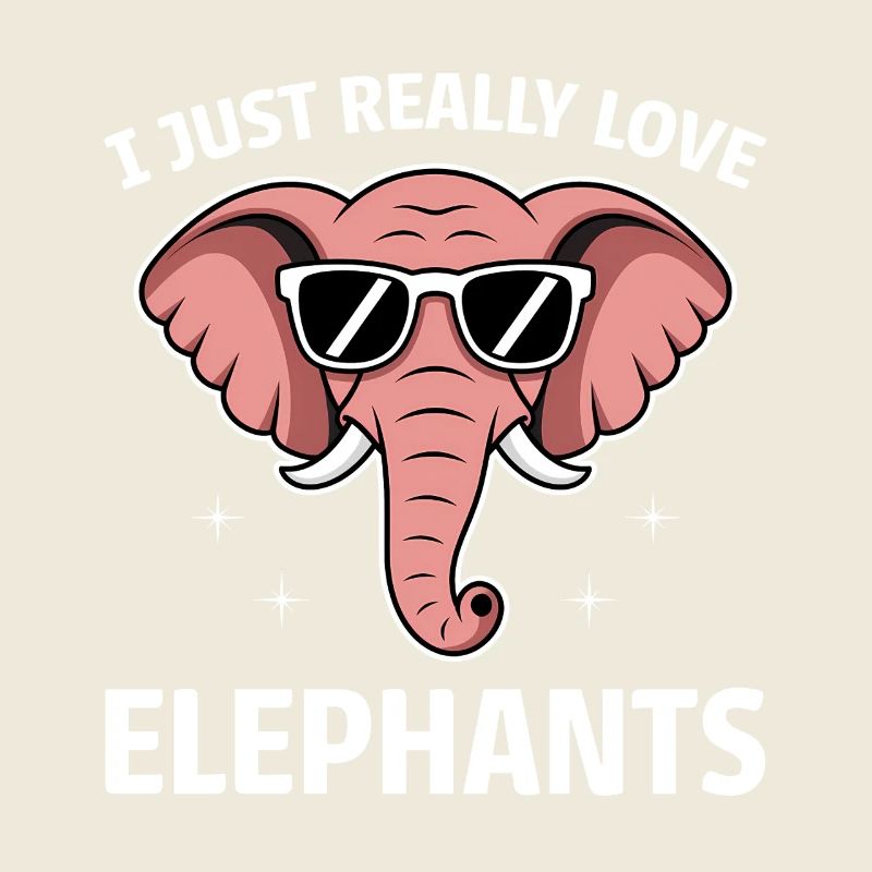 éléphant disant Afrique drôle éléphant cadeau