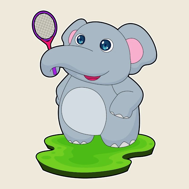 Elephant Tennis Racket