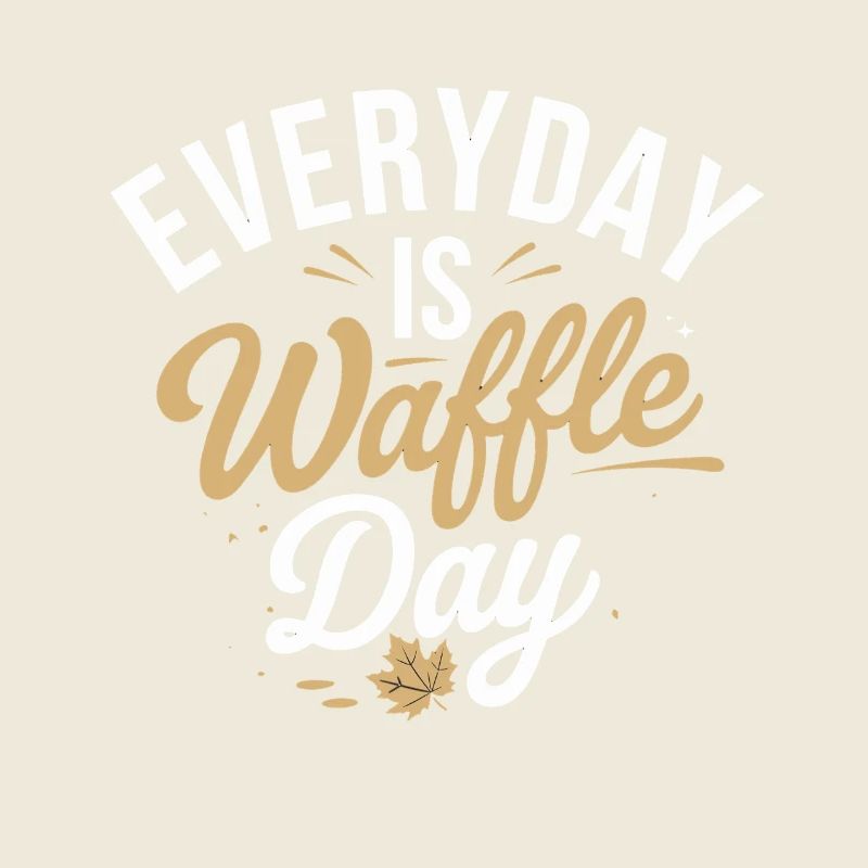 Every day waffle day is a miracle
