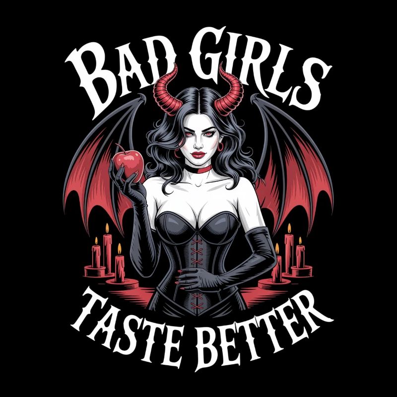 Bad Girls Taste Better! Goth Gothic Emo Baddie