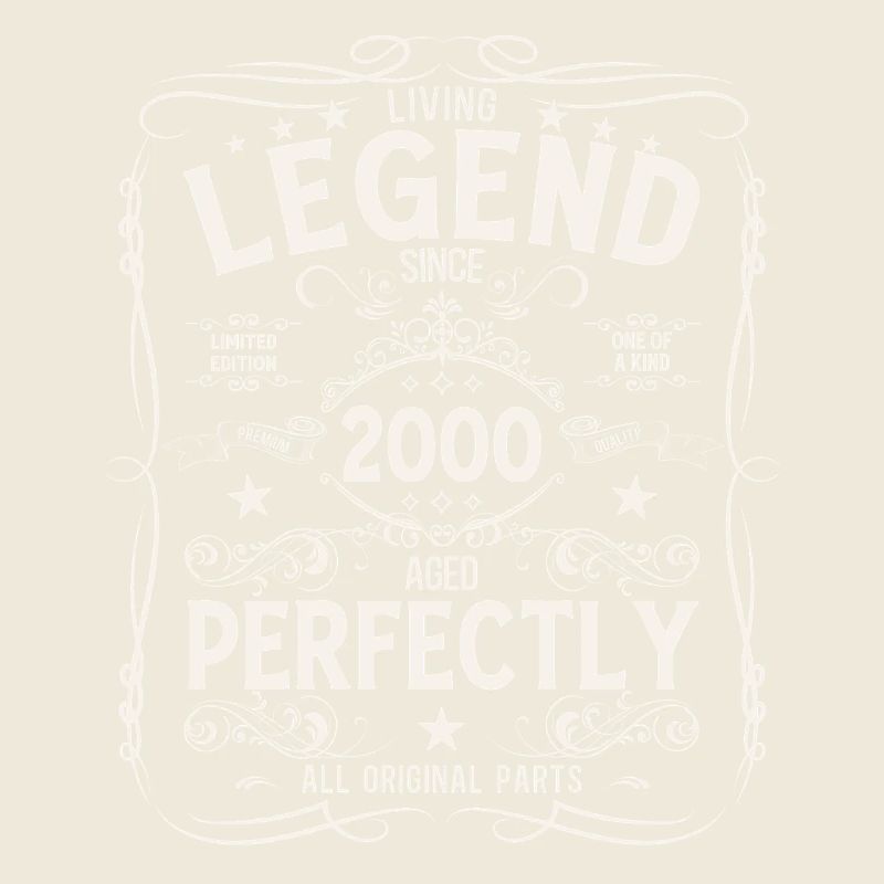 25. Geburtstag Geschenk Mann Original 2000