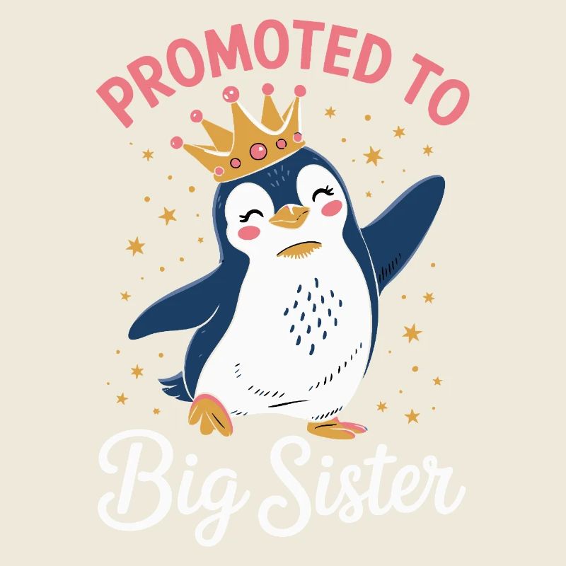 Promoted to Big Sister – Penguin Design