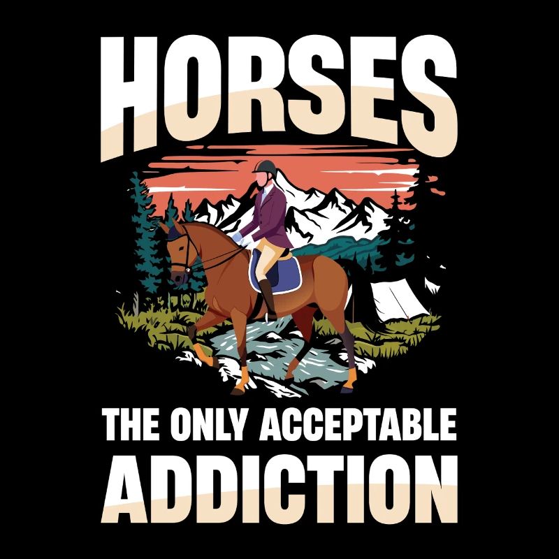 Les chevaux : la seule addiction acceptable : l’équitation