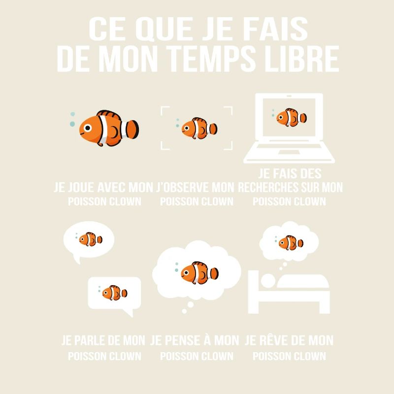 Ce que je fais de mon temps libre Poisson clown