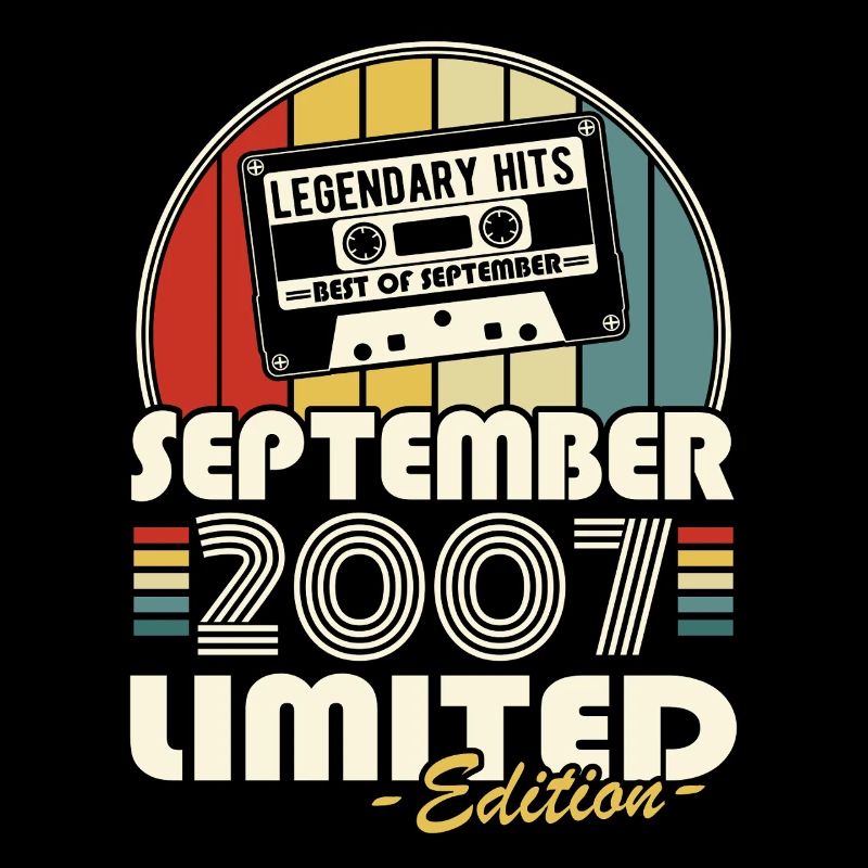 Legendary since September 2007 Vintage Birthday