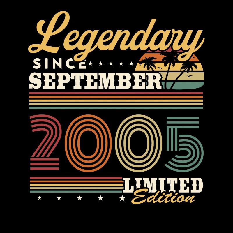 Legendary since September 2005 Vintage Birthday