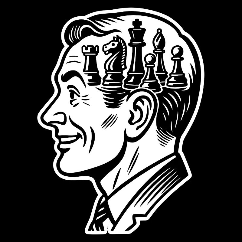 Chess Player Brain Chess Pieces
