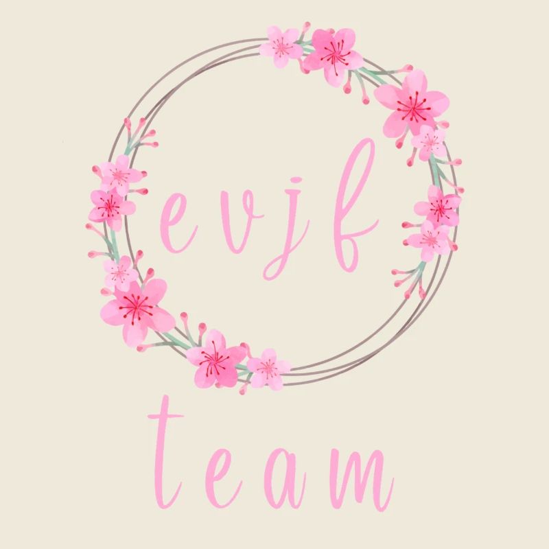 EVJF Cercle Fleurs Prénom Personnalisable