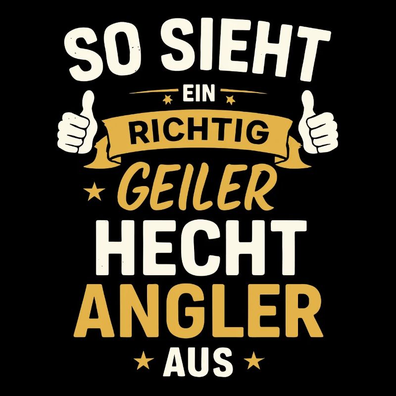 Geiler Hecht Angler – Lustiger Spruch