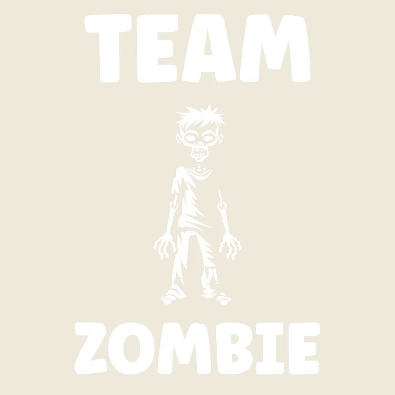 Energetic Zombie Design with Text