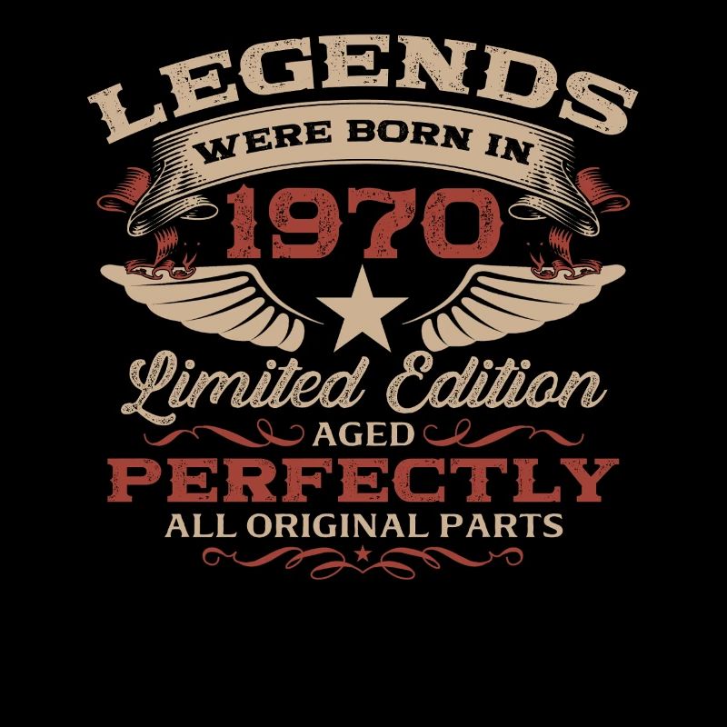 55th Birthday Legend Born in 1970