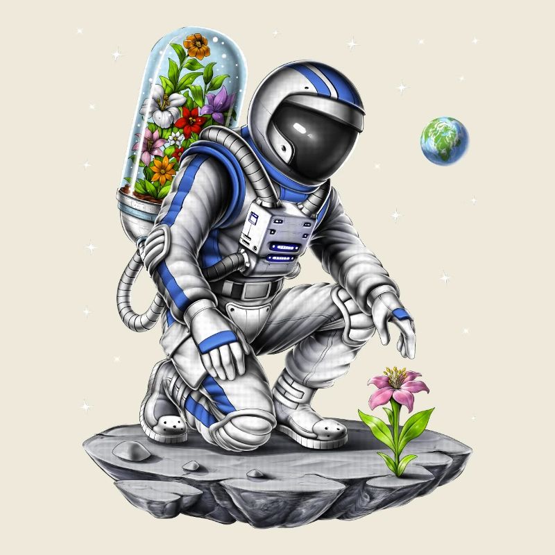 Botaniste astronaute spatial