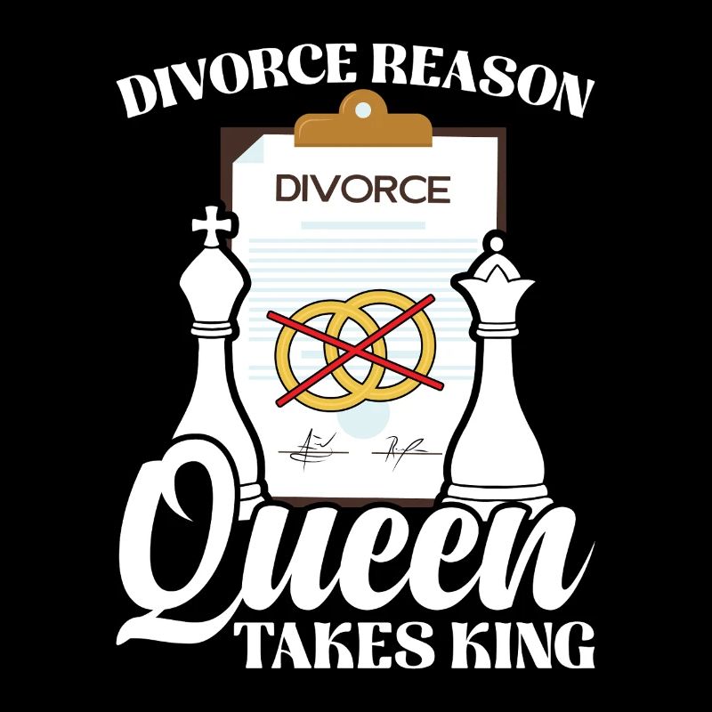Schach Schachspieler Hochzeit Scheidung Geschenk
