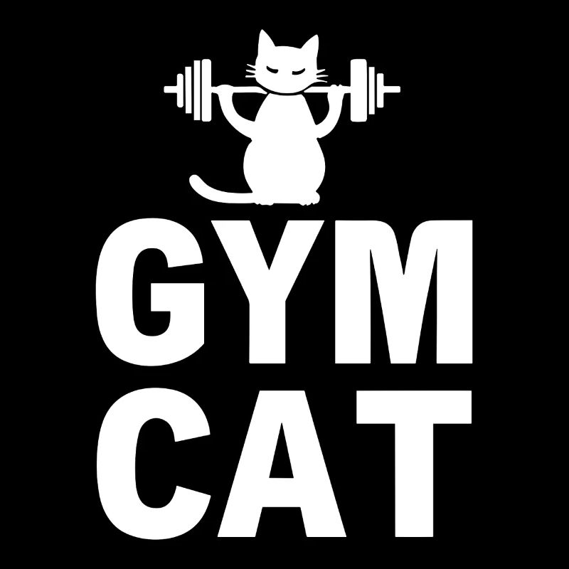 Gym Cat - Dicton de chat sportif