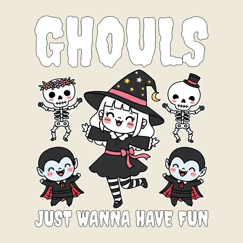 LES GOULES VEULENT JUSTE S’AMUSER - SORCIÈRE HALLOWEEN