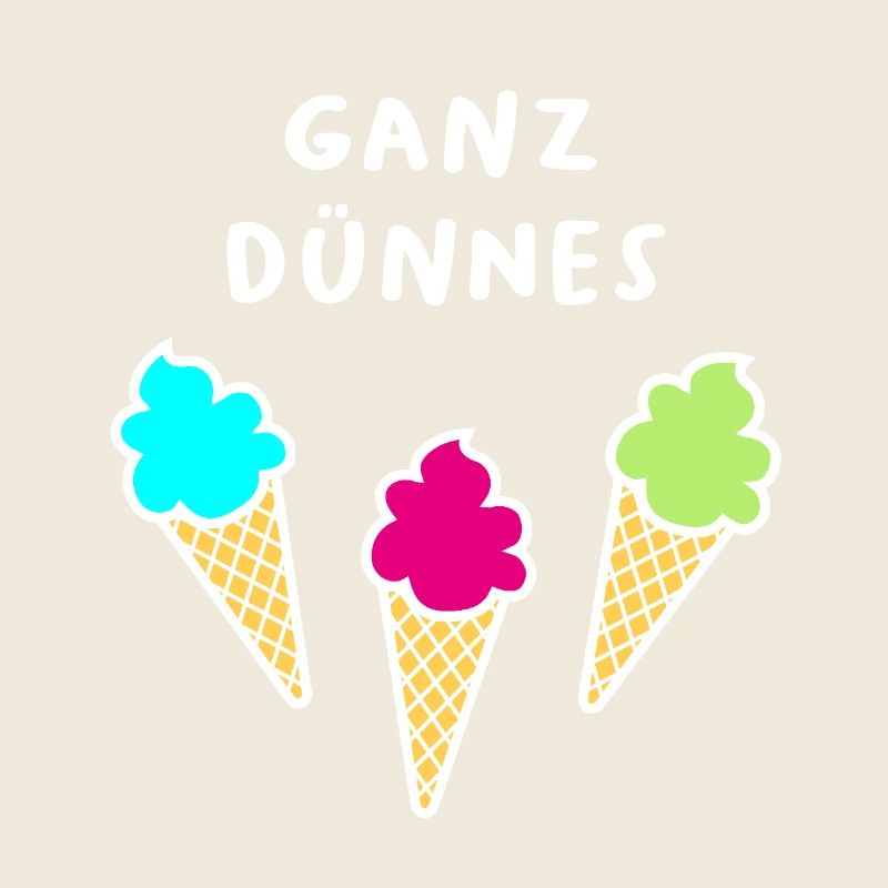 Ganz dünnes Eis coole Quotes Bürohumor Eiscreme