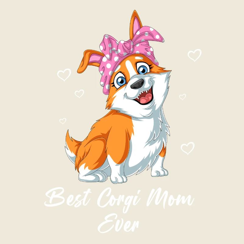 Süße Corgi Mama Statement Muttertagsgeschenk