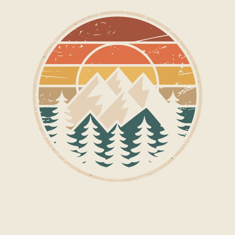 Berglandschaft im Sonnenuntergang