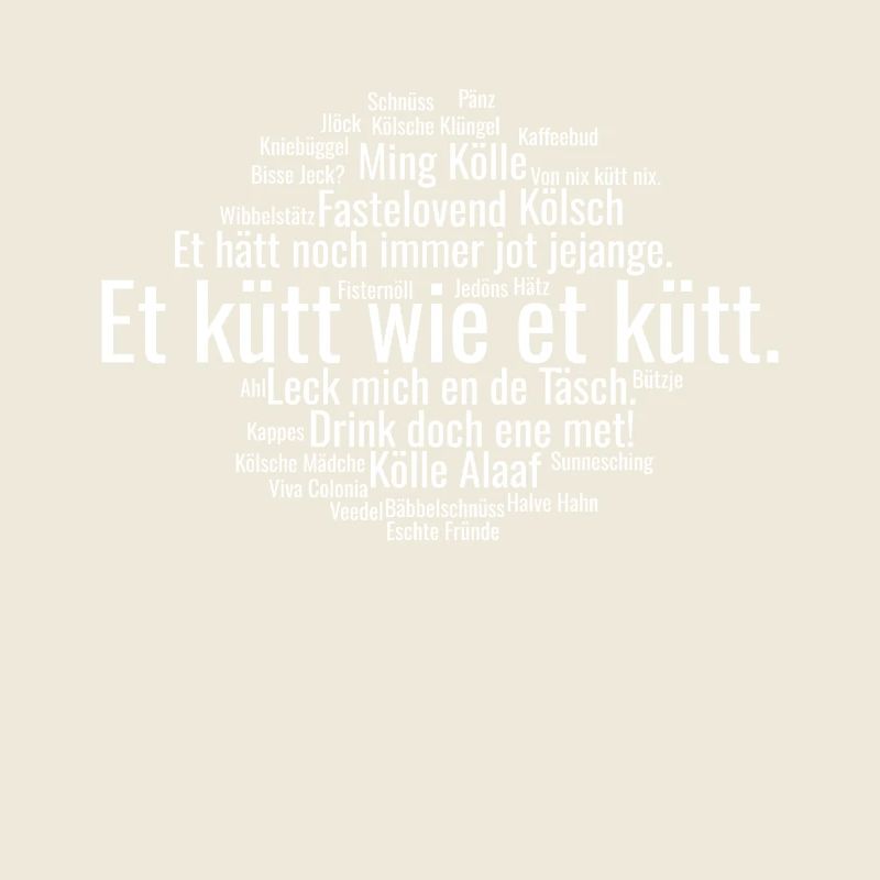 Cologne Kölsch Nuage de mots Carnaval de Cologne Alaaf Kölle