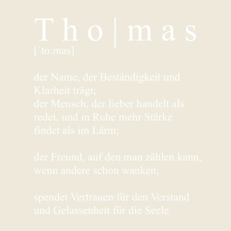 Thomas Definition Typografie 