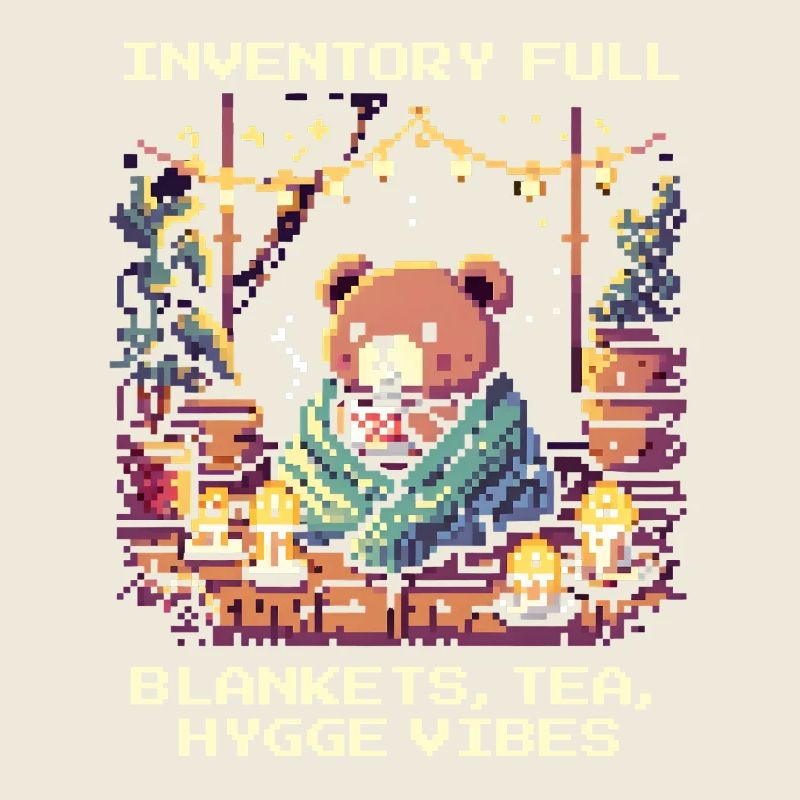 Inventar voll: Decken, Tee, Hygge