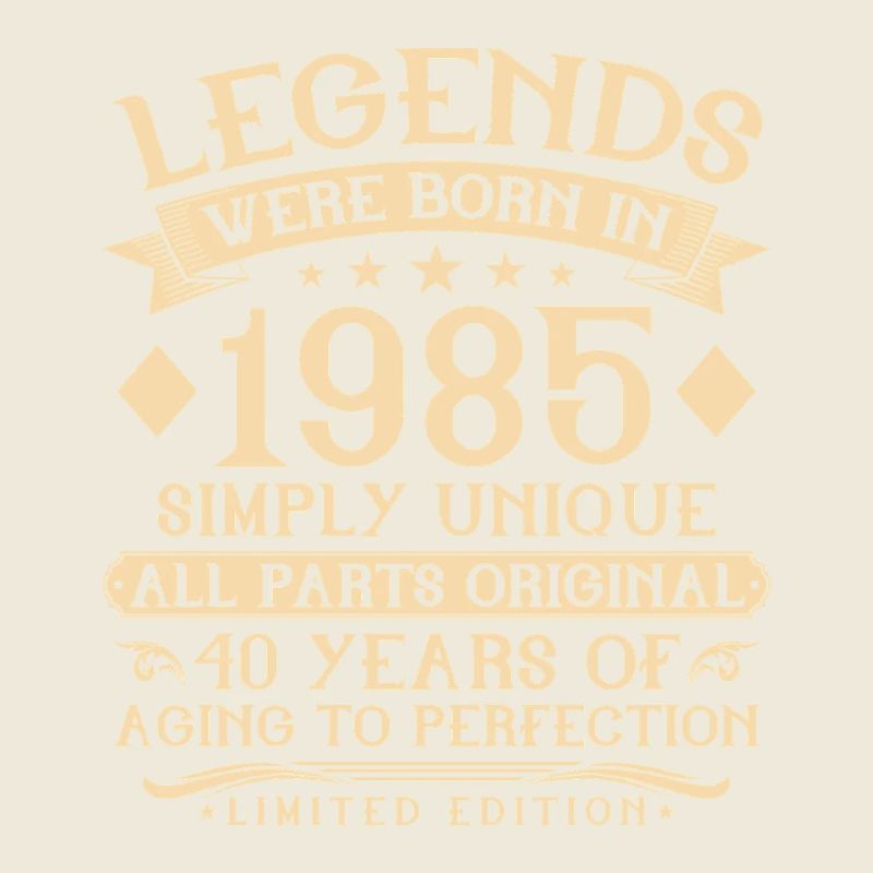40e anniversaire de naissance : 1985 - 40 ans