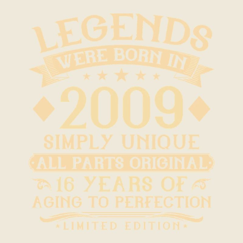 16th birthday born in 2009 - 16 years
