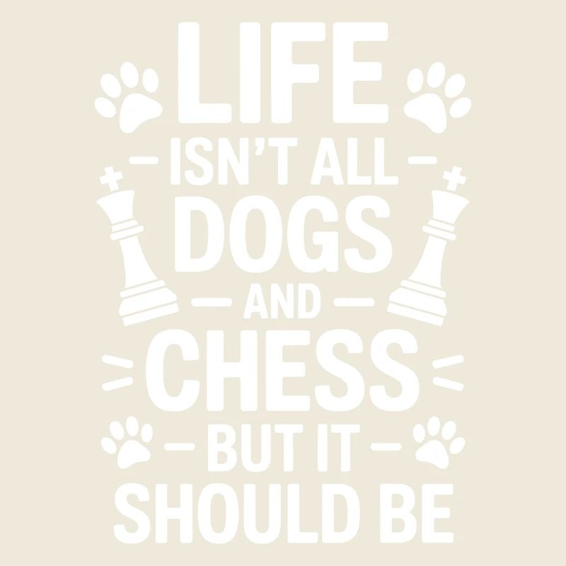 Échecs Dire Joueur D’échecs Chiens Cadeau D’échecs
