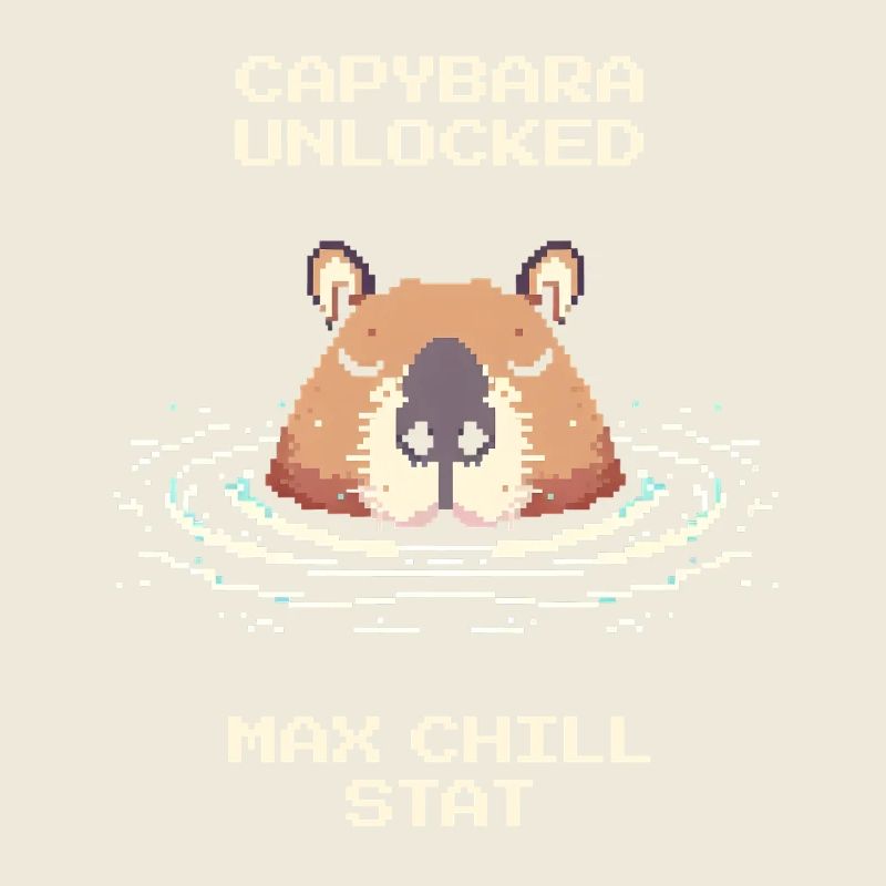 Capybara débloqué – Max Chill | Mème