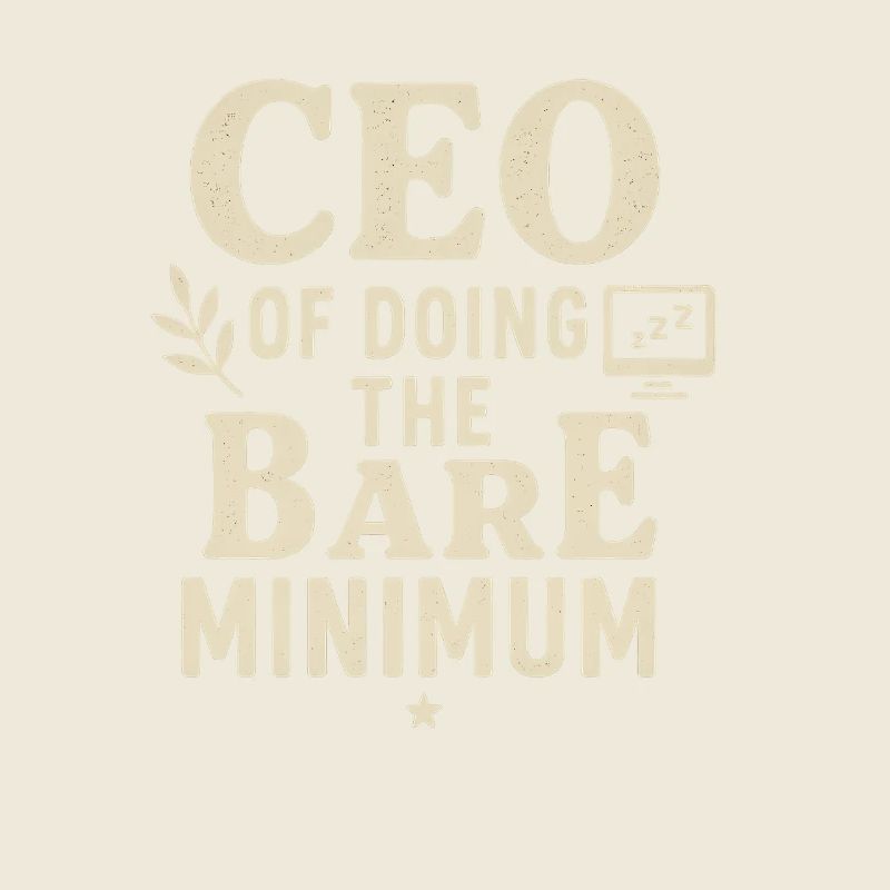 Impression de motivation minimaliste pour le PDG
