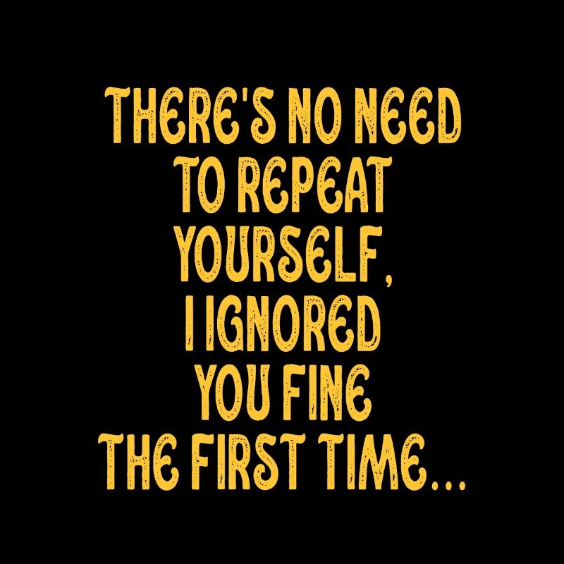 Il n’est pas nécessaire de se répéter